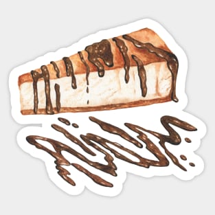 Chocolate cheesecake Sticker